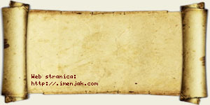 Isidor Milovanović vizit kartica